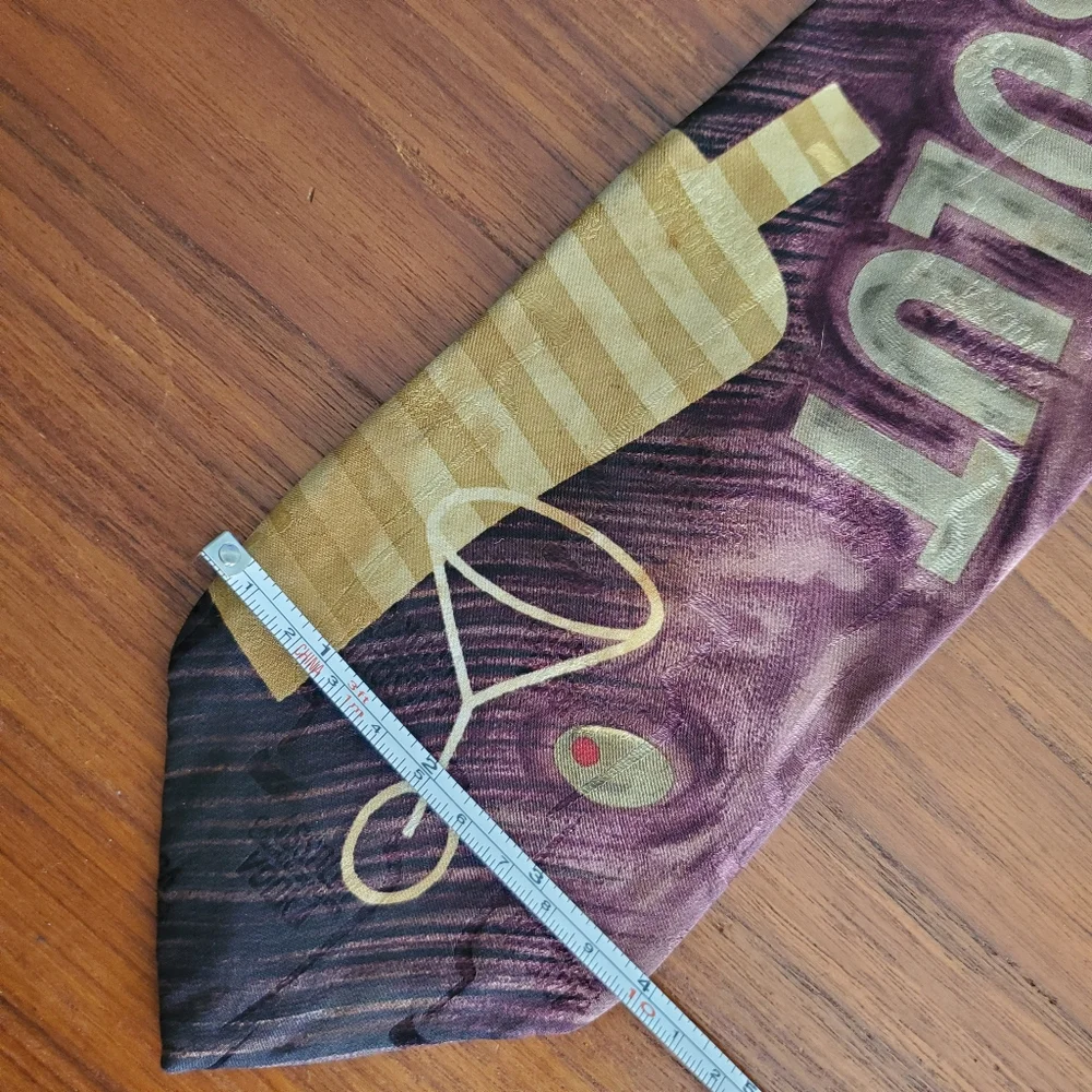 Vodka advertising vintage mens tie
